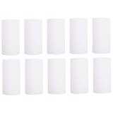 STOBOK 10 Rollen Etikettendruckmaschine Versandetiketten Registrieren Thermodrucker Quittungsorganisator Planke Thermischer Aufkleber Ich Liebe Thermoetiketten Wärmebildkamera Weiß Papier