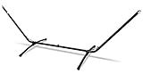 AMANKA 310x100 Hängemattengestell Outdoor bis 120kg - Wetterfester Metall Ständer Hängematte Gestell Outdoor Schaukelliege - Gestell für Hängematte Schwungliege - Hängematten Gestell Stabhängematte