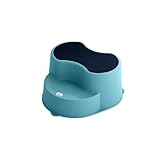 Rotho Babydesign TOP Kinderschemel - recycelt - Tritthocker - Trittschemel - Kinderschemel - Trittleiter - Kindertreppe - Antirutschfläche - türkis