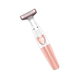 CRILSTYLEO Damenrasierer Haarschneider Damen Elektrisch Körperhaarrasierer Lippenrasierer Für Das Gesicht Von Frauen Rasiermesser Zum Trimmen Der Haare Elektrorasierer Damen Trimmer Abs Rosa