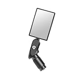 Happyyami Spiegelreflektor Zyklus Spiegel Der Rückfahrkamera Sitz Fahrrad-rückspiegel Lenkerspiegel Sicherer Fahrradspiegel Radfahren Fahrradspiegel Für Brillen Roller Black Linse Aus Acryl