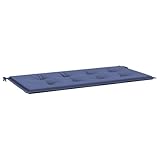 Gecheer Gartenbank-Auflage Marineblau 120x50x4 cm Oxford-Gewebe, Sitzkissen Bankauflage Polsterauflage für Gartenbank Hollywoodschaukel Palettenmöbel378475