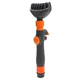 Pool-Filterkartuschenbürste – robuster Schnellbürsten-Reinigungsstab, Filterkartuschenreiniger-Kamm – für Gartenschlauch, Spa, Whirlpool, Blätter, Schmutz