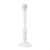 Lampenfuß WESTFIELD weiß aus Holz Tischlampe Hamptons Deko Long Island Strandhaus