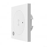 Eawfgtuw WiFi-fähiger 24 GHz mmWave menschlicher Präsenzmelder mit Lichtsensor, breiter 120°-Winkel, 6 m Reichweite, AC 95–250 V für Smart-Home-Automatisierung, Energieeffizienz (Seitenwand-Version)
