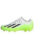 adidas X Crazyfast.3 Fußballschuhe (Fester Boden), Blanc (FTWR White/Core Black/Lucid Lemon), 38 2/3 EU