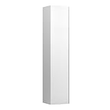 Laufen MEDA Hochschrank, 1 Tür SoftClose, Scharnier Links, 353x335x1650mm, H421651011, Farbe: Multicolor