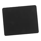 HOUDERCO Schwarzes Mousepad mit Rutschfester Unterseite Ergonomische Desktop mausmatte Kompatibel für Laptop und PC Komfortable Glatte Oberfläche Langlebig und Einfach zu Reinigen