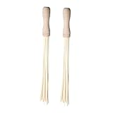 BESTYASH 2 Teiliger Massagestab Rücken Und Nackenmassagegerät Handmassagegerät Für Den Rücken Rückenhammer Massagegerät Aus Holz Nacken Und