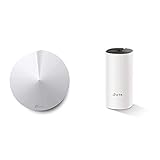 TP-Link Deco M5 Mesh WLAN AC1300 Dualband Heimnetz Komplettlösung weiß & Deco M4 Mesh WLAN Set (1er Pack), AC1200 Dual Band Router & Repeater (Reichweite bis zu 185 m², 2X Gigabit Ports) weiß