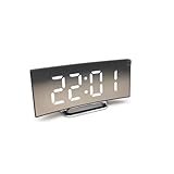 Amosfun Praktischer Wecker Digital Modern Wecker Mit Projektor Intelligenter Wecker Schule Groß Alarm Anzeige Uhr Radio Flip-wecker Leise Punkt Elektronisch Tragbar Ticken Cool