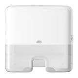 Tork Xpress Mini Spender für Multifold-Handtücher Weiß H2, Einzeltuchentnahme, Elevation Design, 552100