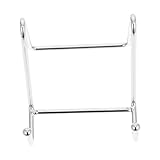 Garneck Edelstahl displayhalter aus Eisen Vielseitiger Buch Tellerständer für Fotos Handy und Kunst Kompakt Langlebig und Platzsparend als Geschenk und Dekoration