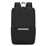 Pocoiau Modischer Rucksack für Damen, Studenten, Schule, Reisen, große Kapazität, Laptop, Herren, Damen, große Kapazität, Studenten, Schule, Mädchen, Herren, Laptops, Rucksäcke, Schwarz