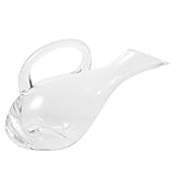 VICASKY Glas Rotwein dekanter mit Elegantem Flaschenspender Praktische Karaffe für Rotwein Whiskey Saft Transparentes Langlebiges Glas Kreatives Design für Hausbar und Küche