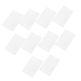 Lurrose 10St Arbeits karten halter Inhaber von Arbeitskarten Brieftasche Kartenhalter card holder cardholder ID-Halter für Abzeichen Ausstellungszertifikatinhaber PVC Transparent