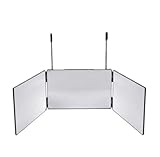 VOLKS SCHOP Faltbarer Spiegel mit drei Paneelen und verstellbaren Haken