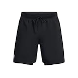 Under Armour Herren UA Launch 7'' 2-in-1 Short, Laufshorts aus leichtem Stretchgewebe, kurze Sporthose mit Innenslip