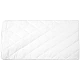 Inlett Steppware weiß ca. 40x20cm mit Reißverschluss - Hülle ideal für Selberbefüller von Kissen - Inlett = Leere Kissenhülle - Polyester-Baumwoll Inlett 3-lagig