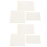 ARTIBETTER 6 Stück Selbstklebende Transparente Haftnotizen 7,6x5cm 9,5x7cm und 7,6x7,6cm Wasserfestes Pet Material Wiederablösbar für Büro Schule und Zuhause