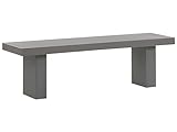 Beliani Trendy Gartenbank Beton 150 x 40 cm rechteckig Tranto