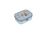 Mepal - Brotdose Kinder Campus Little Dutch - Bento Box Kinder - Brotdose Kinder mit Fächern & Gabel - Meal Prep Box mit Clip-Verschluss - BPA-frei & Spülmaschinenfest - 750 ml - Forest Friends
