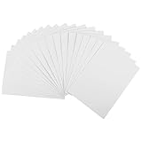 ewtshop® 20 Blatt Moosgummi, weiß, Schaumstoff für Bastelarbeiten, Format: 21,0 x 29,7 cm DIN A4