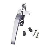 perfk Fenstergriffe, Fensterbeschläge aus Aluminiumlegierung, links, rechts, mit Verriegelungsgriff, Türgriff, Flügelverriegelungsgriff für, LINKS