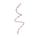 KESOTO Biegbares Baumwollseil, Sitzstange, Käfigständer, Stangenzubehör, Vogelkauspielzeug für Aras, Mittelgroße Vögel, Sittiche, Normale bis Große Vögel, 100cm