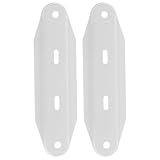 Hemobllo 2 Stück Rollenhalterung für Ölradiatoren aus Stabilem Kunststoff 8,4mm Lochdurchmesser Mobile Heizkörperfußhalterung Kompatibel mit Elektrischen Heizgeräten Zubehör für Innenräume