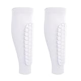 Javoryxh Professionelle Stoßfeste Fußball Schienbeinschoner Absorption Atmungsaktive Fußball Schoner Kompressionshülsen Für Erwachsene Und Teenager