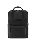 Kapten & Son Rucksack Bergen All Black 11 L | Rucksack Damen & Herren Schwarz | Tagesrucksack mit 13' Laptopfach | Ideal als Daypack, City, Uni & Handgepäck Rucksack