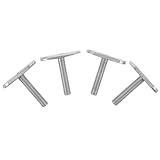 HONITANO 4 Stück Edelstahl Kajak Schienenschrauben Kajak Schienensystem Zubehör Montageschrauben Rostfrei Wetterfest Kompatibel für Bootsrahmen