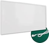 Ecowelle Infrarotheizung Classic Weiß 1000 Watt + 10 Jahre Garantie + Made in Germany + Doppelter Überhitzungsschutz
