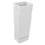 Happyyami Regenwasserumleitung System Pflanzen Fass Schlauch Bausatz Anlage regenspeicher regenwassersammler wischeimer Werkzeug Standard-Regenwasserumlenker Regentonnenumsteller Eisen Weiß