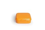 Excelsa Take Away Sandwich-Box, Polypropylen, Orange, 15 x 15 x 5 cm