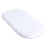 Stubenwagen Baby Matratzen Kinderwagen 75x35 cm - Matratze Beistellbett Babywiege Kindermatratze Oval Reisebett Nässeschutz Moseskorb Matraze 75 x 35 Kinderwagenmatratze