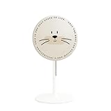 Fußventilatorschutz, Sicherheitsabdeckung mit niedlichem Katzenmuster, langlebiger Staubschutz für Bodenventilator, weiches Stoffdesign mit elastischen Kanten, funktionales Zubehör