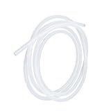 iMeistek Lebensmitteltaugliche Silikonschlauch, 12mm ID x 14mm OD 3 Meter, Flexibler Transparenter Silikonschlauch, Wasser-Luftschlauch