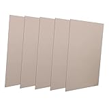 NUOBESTY 5St Manueller Stau Diagramm Papier Flipchart klebriges Diagrammpapier Rasterpapier dünne Pappe verpackungskarton bastelmaterial DIY-Graffiti-Karton Handarbeit DIY Karton Beige