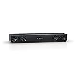 Nubert nuPro XS-8500 RC | Schwarze Soundbar | TV-Lautsprecher mit Bluetooth aptX HD | Soundbase für klare Stimmen | unterstützt Dolby Atmos und DTS:X | aktive Soundplate für HiFi & Musikgenuss