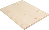Thies Leimholzplatte Fichte/Tanne, 40x30cm, 18mm, Holz, Rechteckig