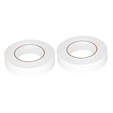 Yardwe 2 Rollen Golf doppelseitiges Klebeband Golf Griffband Golf Schlägerband Golfschläger Schutzband Golfschläger Gummiband Golfen Griptape Pole-Aufkleber Doppelklebeband Papier Weiß