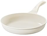 Redchef Keramik Pfanne 28cm Antihaft Beschichtet, Bratpfanne Induktion, Omelette Pfanne, Kochgeschirr Chef's Pan PTFE-frei PFAS-frei PFOA-frei, Kratzfest Spülmaschinenfest, Beige
