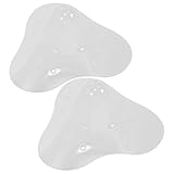 HAKIDZEL 2 Stück Stillschutz aus Flexiblem Silikon Transparent Atmungsaktive Brustschilde mit Kolostrumsammler Wiederverwendbare Stillhauben für Neugeborene Babypflege