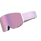 Skibrille, magnetische Schneebrille für Damen, blendfreie Snowboardbrille, schützendes Skizubehör für Skifahren, Schneemobilfahren, Bergsteigen, Angeln