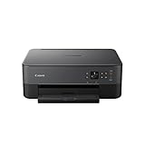 Canon PIXMA TS5350a BK Drucker Farbtintenstrahl Multifunktionsgerät DIN A4 (Scanner, Kopierer, OLED, 4.800 x 1.200 DPI, USB, WLAN, Duplexdruck, 2 Papierzuführungen), schwarz