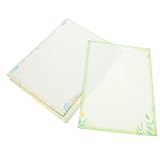 OFFSCH 50 Blatt Zartes Malpapier A5-trennblätter Mit Laschen, 6 Löcher Druckerpapier Diy Bedrucktes Papier Papierteiler Pastell Bastelpapier Herstellen Dekoratives Faltpapier 5 Tab-teiler
