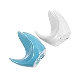 HANABASS 2 Stück Zubehör Basisunterstützung Stabiles Design Keramikhalter Display Mundharmonika Okarina Instrumentenständer Musik Okarinas Loch Flöten Instrumente Flöte Musikalisches