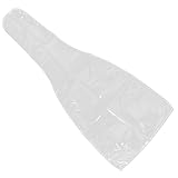 NULYLU Wasserdichter PVC Gitarrenschutz Cover Transparent Bass und Gitarren Schutzabdeckung Staubdicht für Akustik und Folk Instrumente